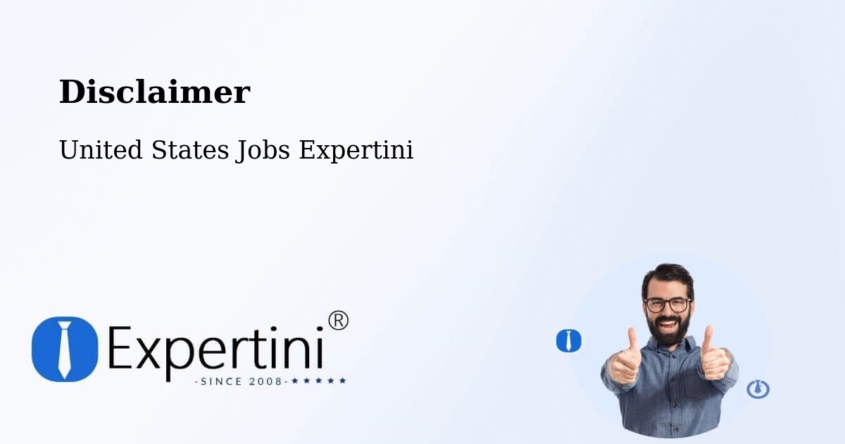 Disclaimer – Millbrae - United States Jobs Expertini