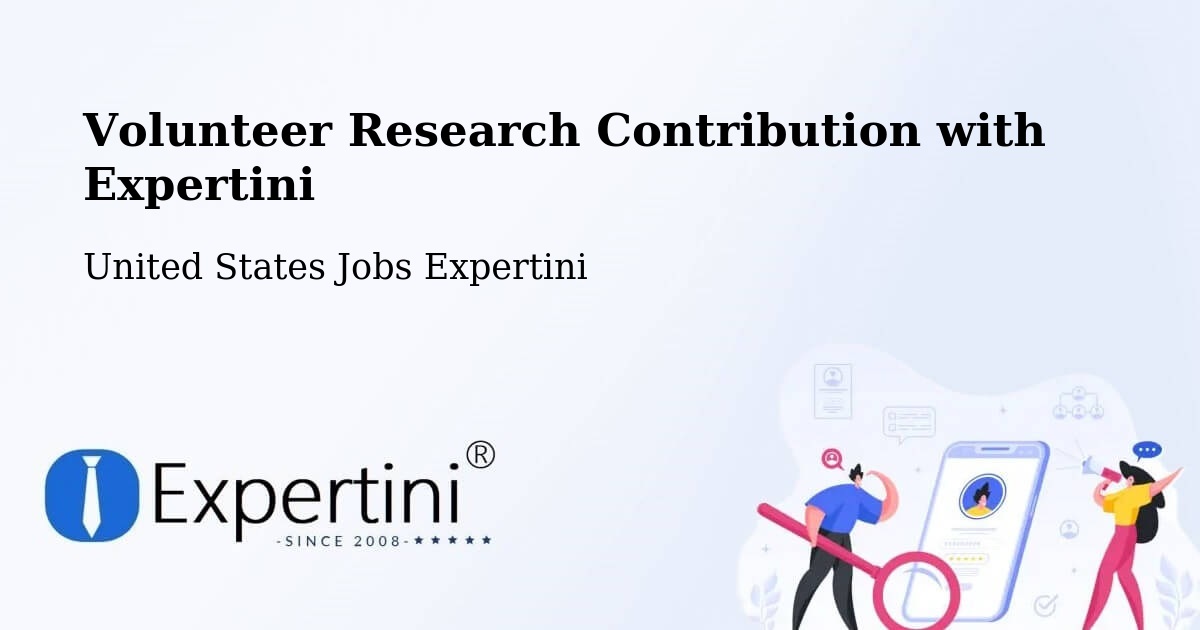 Volunteer Research Contribution Program – Millbrae - United States Jobs Expertini